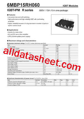 6MBP15RH060型号图片