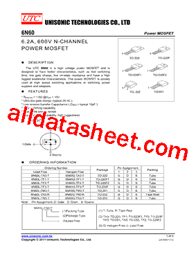 6N60G-TA3-T型号图片