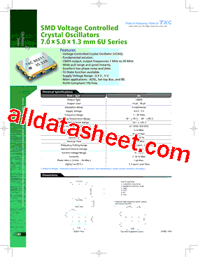 6U-SERIES型号图片