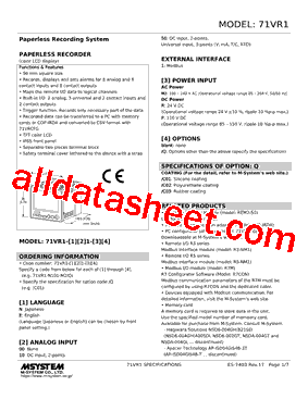 71VR1-N00-R/Q型号图片