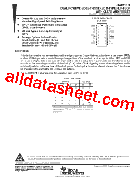 74AC11074DE4型号图片