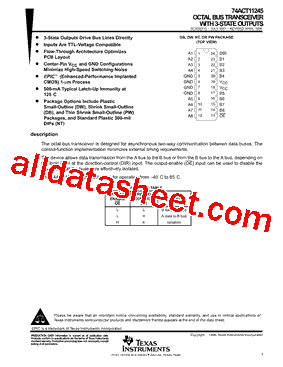 74ACT11245DBRG4型号图片