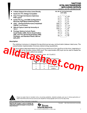 74ACT11245PWLE型号图片