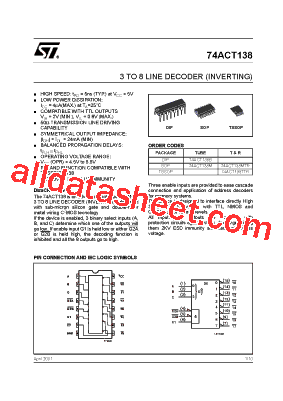 74ACT138B型号图片
