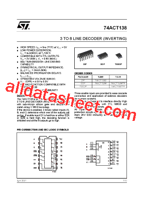 74ACT138M型号图片