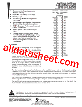 74ACT16620DLR型号图片