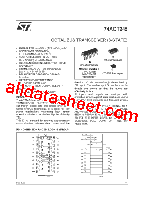 74ACT245TTR型号图片
