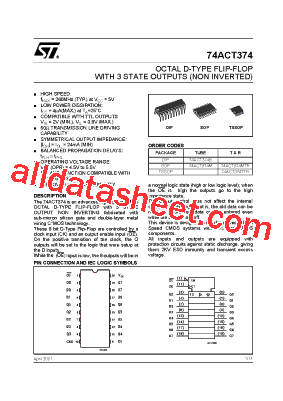 74ACT374B型号图片
