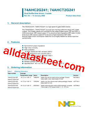 74AHCT2G241GD,125型号图片