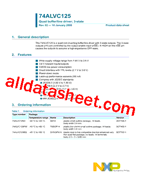 74ALVC125PW,118型号图片