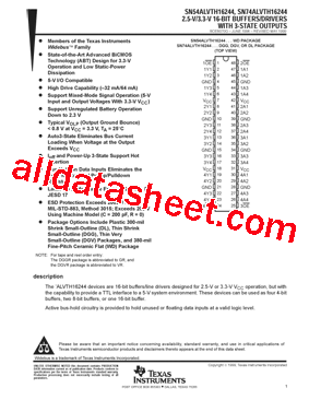 74ALVTH16244VRG4型号图片