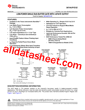 74AUP1G125DCKRE4型号图片