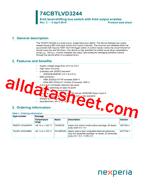 74CBTLVD3244型号图片