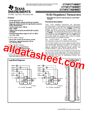 74FCT162H952ATPACT型号图片