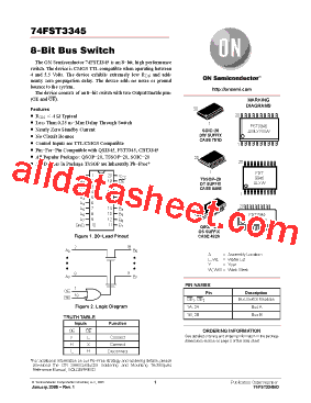 74FST3345QS型号图片