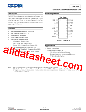 74HC125S14-13型号图片