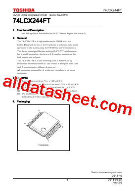 74LCX244FT型号图片