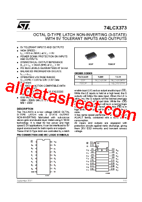 74LCX373MTCX型号图片