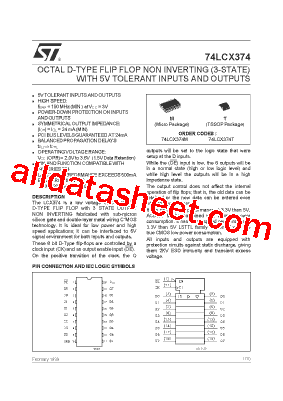 74LCX374MTC型号图片