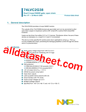 74LVC2G38DC型号图片