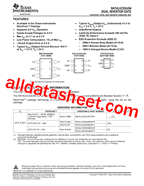 74LVC2GU04DBVTG4型号图片