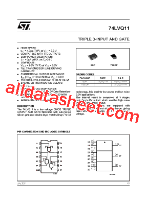 74LVQ11型号图片