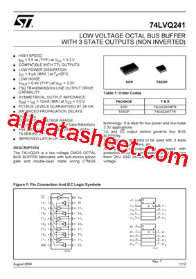 74LVQ241MTR型号图片