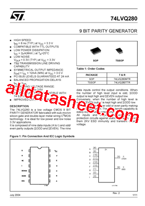 74LVQ280_04型号图片