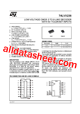 74LVX238M型号图片