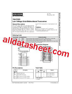 74LVX245M型号图片