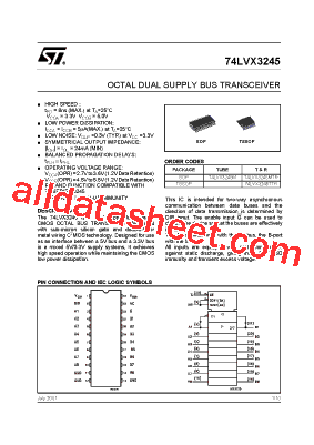 74LVX3245MTR型号图片
