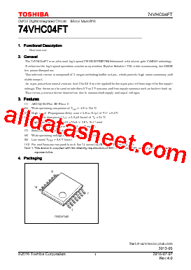 74VHC04FT型号图片