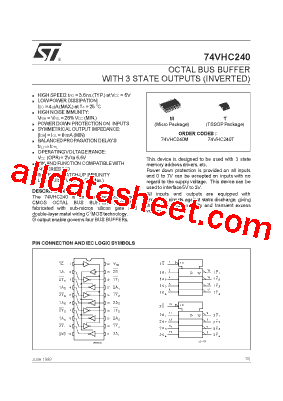 74VHC240T型号图片