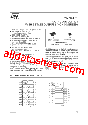 74VHC541M型号图片