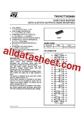 74VHCT16244型号图片