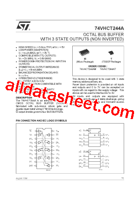 74VHCT244AT型号图片