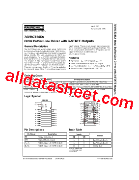 74VHCT245AMTC型号图片