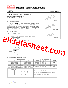 7N60KG-TQ2-R型号图片