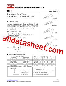 7N65G-TQ2-R型号图片