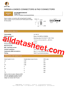 811-SS-007-30-001101型号图片