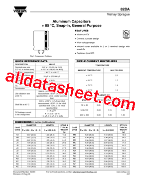 82DA221M250HD2D型号图片