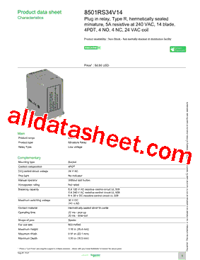 8501RS34V14型号图片