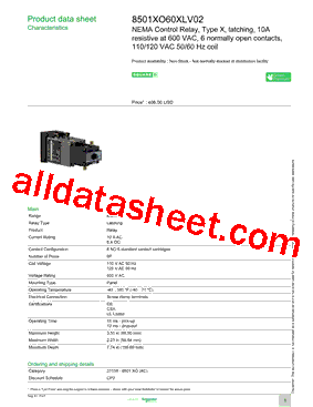 8501XO60XLV02型号图片