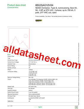 8502SAO12V04型号图片