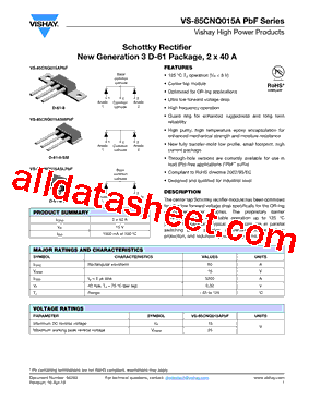 85CNQ015A型号图片