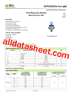 85FDR04型号图片