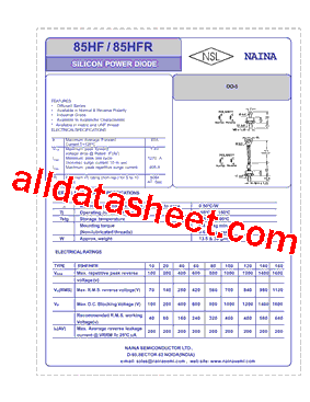 85HF160型号图片