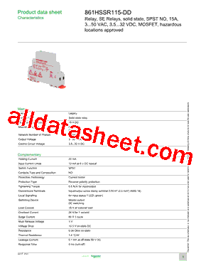 861HSSR115-DD型号图片