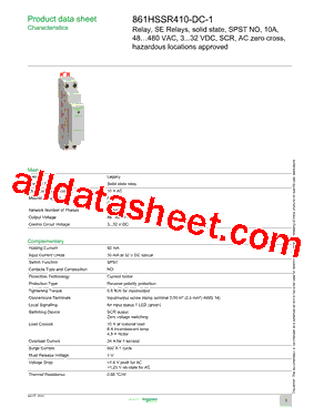 861HSSR410-DC-1型号图片