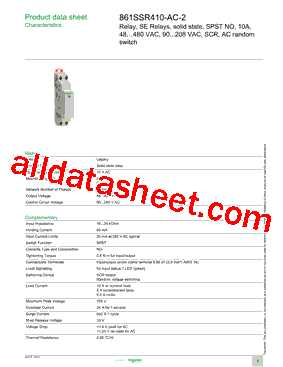 861SSR410-AC-2型号图片